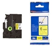 TZe-FX611 cinta para impresora de etiquetas Negro sobre amarillo, Cinta de escritura