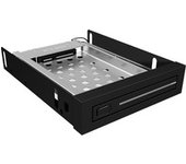 IB-2216StS 8,89 cm (3.5") Panel embellecedor frontal Negro, Chasis intercambiable