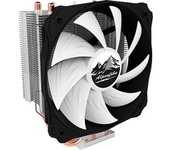 Ben Nevis Procesador Enfriador 12 cm Negro, Cobre, Plata, Blanco, Disipador de CPU