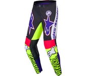 Alpinestars Supertech Dirt Pantalones de motocross - Verde Lila (30)