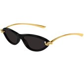 Gafas De Sol Bottega Veneta Bv 1390s 001 Negro   Dorado