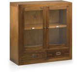 Vitrina star combi 2 cajones 2 puertas