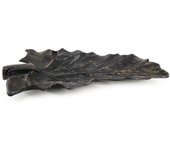 Hoja tallada erosi negra