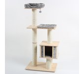 Rascador Natural Paradise Nolana para gatos - Gris