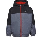 Chaqueta nike fleece lined woven niño gris