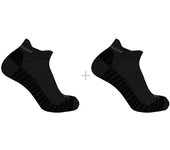 Calcetines salomon aero ankle 2-pack negro
