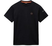 Camiseta napapijri s-badge ss hombre negro