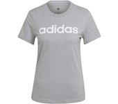 Camiseta adidas essentials logo mujer verdey