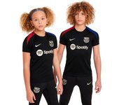 Nike - Camiseta FC Barcelona Training 2024-2025 Niño, Unisex, Black-Noble Red-Deep Royal Blue-Orewood, XS