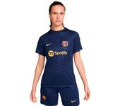 Nike - Camiseta FC Barcelona Pre-Match 2024-2025 Mujer, Mujer, Midnight Navy-Midnight Navy-Club Gold, L