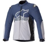 Alpinestars SMX chaqueta textil impermeable para motocicletas - Gris Azul