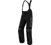 FXR RRX 2025 Pantalones con tirantes impermeables para motos de nieve - Negro Gris (S)