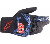 Alpinestars FQ20 Copper Guantes de motocicleta - Negro Rojo Azul (L)