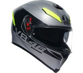 AGV K5 S Apex 46 Casco - Negro Gris (2XL)
