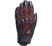 Dainese Unruly Ergo-Tek Guantes de motocicleta - Negro Rojo (XS)