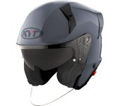 KYT TTR-Jet Plain Casco Jet - Gris (L)