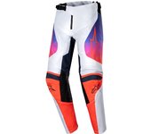 Alpinestars Racer Hoen Pantalones Juveniles de Motocross - Gris Naranja (XL)