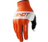 Shot Draw Sky Guantes de motocross - Naranja (S M)