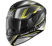 Shark D-Skwal 2 Daven Casco - Gris Amarillo (L)