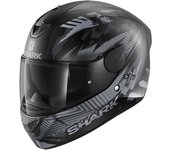 Shark D-Skwal 2 Penxa Casco - Negro Gris (XS)