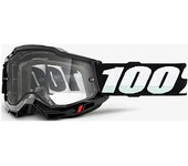 100% Accuri II OTG Essential Gafas de motocross - Negro Blanco