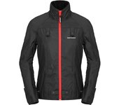 Spidi Thermo Rain Chest H2Out impermeable Chaqueta textil de motocicleta para mujer - Negro (XS)
