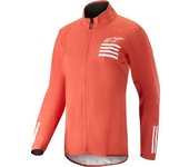 Alpinestars Stella Descender Chaqueta de la bicicleta de las señoras - Blanco Naranja (XL)