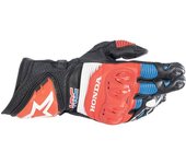 Alpinestars Honda GP Pro R3 Guantes de motocicleta - Negro Rojo Azul (XL)