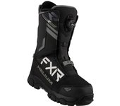 FXR Helium BOA Botas para motos de nieve - Negro Blanco (49)