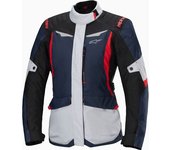 Alpinestars Stella ST-1 Chaqueta textil impermeable para mujer - Negro Rojo Azul (M)