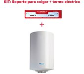 Termo Eléctrico, Regent, Regent 100l + Soporte De Pared Instafix, Instalación Vertical