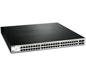 D-Link DGS-1210-52MP Switch Gestionado Smart PoE 48 Puertos Gigabit + 4 Puertos SFP