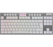 Redragon Horus K621W Teclado Inalámbrico Mecánico TKL Gaming RGB Switch Rojo Blanco
