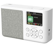 Radio portátil Kenwood CR-M33DAB-W DAB+ FM Bluetooth batería pantalla color blanco