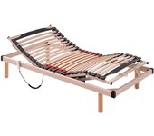 Cama eléctrica madera Kronos 5 planos láminas haya 135x190 cm