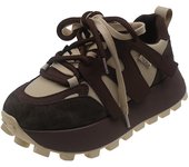 Hot Sale Vulcanize Shoes Casual Fashion Women‘s Shoes New Chunky Sneakers for Women Lace-Up Dad Shoes Platform Sneakers