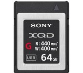 Tarjeta Profesional Sony QD-G64E Serie G XQD 2.0 64GB 440MB/s