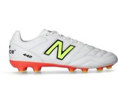 New Balance - Bota de fútbol 442 Pro AG V2, Unisex, White, 9 USA