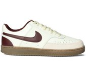 Nike - Zapatilla Court Vision Low, Hombre, Sail-Burgundy Crush-Lt Khaki-Gum Dk Brown-Lt, 9,5 USA