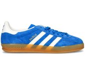 Adidas - Zapatilla Gazelle Indoor, Unisex, Bluebrid-White, 8,5 UK
