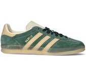 Adidas - Zapatilla Gazelle Indoor, Hombre, Shadow Green-Warm Sandstone-Wonder White, 8 UK