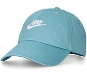 Nike - Gorra Club Fly Futura Wash, Unisex, Denim Turq-White, M/L