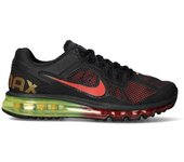 Nike - Zapatilla Air Max 2013, Hombre, Black-Univ Red-Laser Orange, 9,5 USA