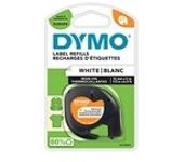 Dymo 18769 (S0718850) cinta tejido termoadhesivo negro sobre blanco 12mm