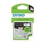 Dymo 16959 (S0718060) cinta poliéster permanente negro sobre blanco 12mm