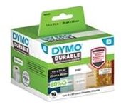 Dymo 1933081 etiqueta precortada negro sobre blanco 25x89mm