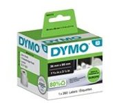 Dymo 1983172 etiqueta de direcciones negro sobre blanco 36x89mm