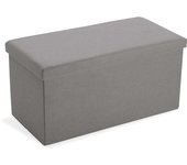 Versa Home Baúl desmontable en lino gris