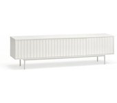 TEULAT Mueble de tv 3 puertas blanco