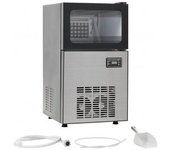 vidaXL Máquina De Hacer Cubitos De Hielo Negra 45 Kg/24 H
